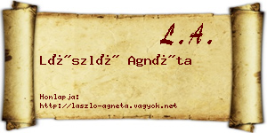László Agnéta névjegykártya